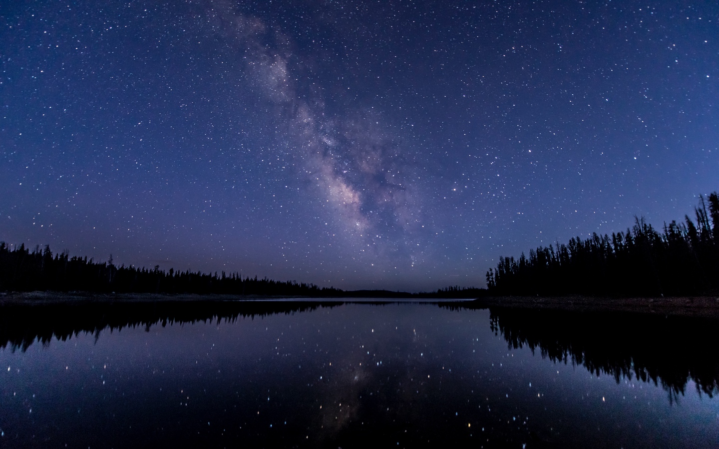 唯美星空宇宙繁星美丽银河星星星云大屏高清1440x900桌面壁纸