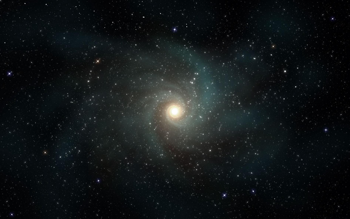 旋转星球黑洞吸收星河梦幻宇宙大屏高清1440x900桌面壁纸