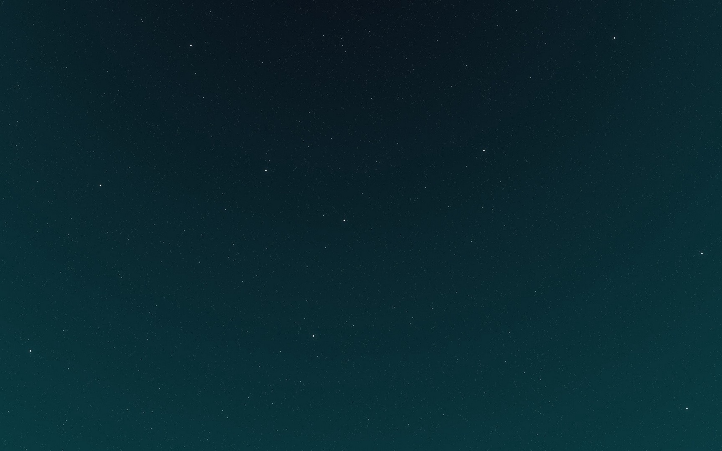 青色背景空旷宇宙星光夜空大屏高清1440x900桌面壁纸