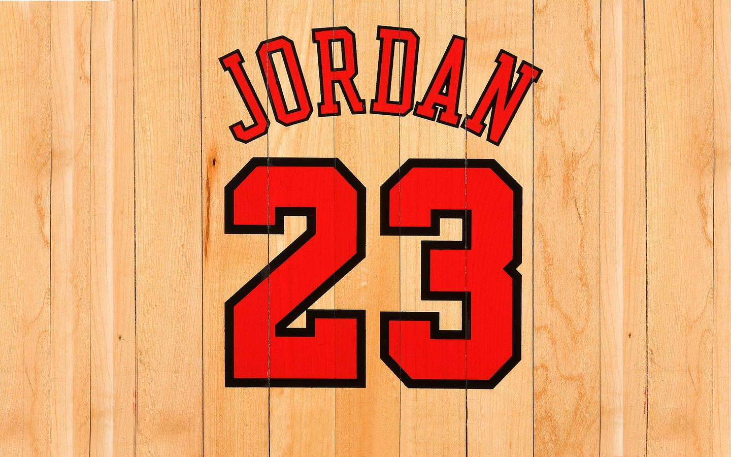 23号JorDan篮球队员乔丹木板印刷特写大屏高清1440x900桌面壁纸